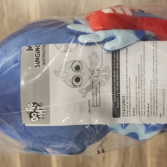 Do, Re & Mi Deluxe Feature Plush - 10-Inch ‘Mi’ The Blue Jay Plush - Picture 9 of 9